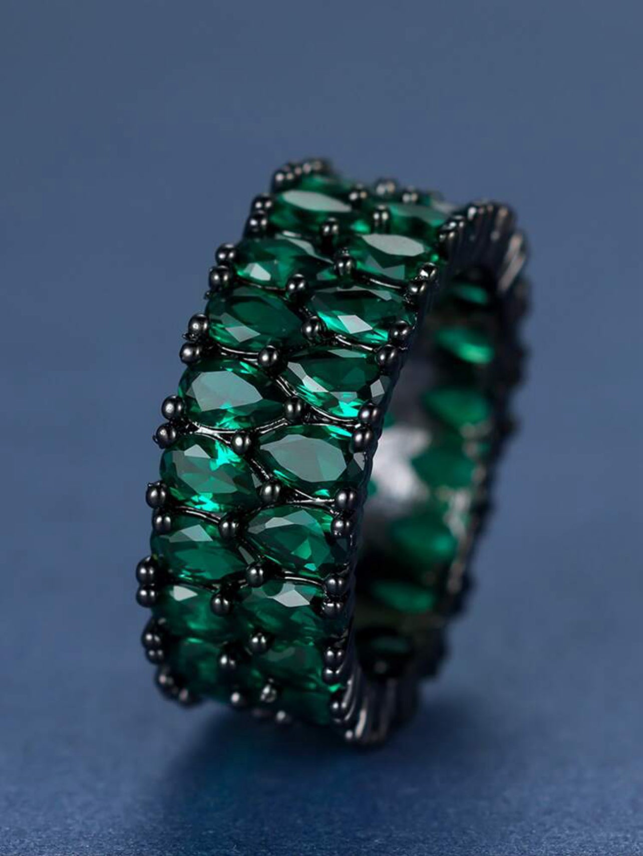 Emerald Ring | Stainless Steel