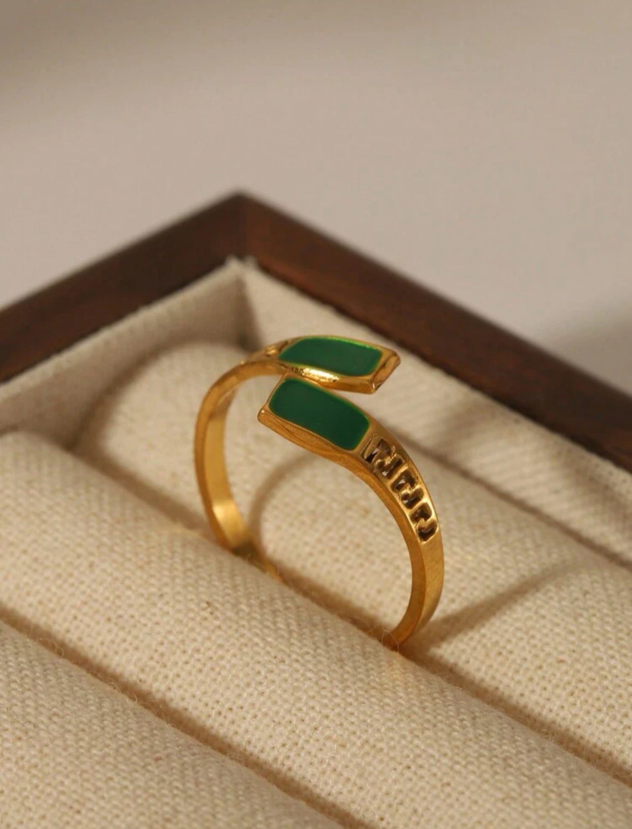 Green Ring | Stainless Steel